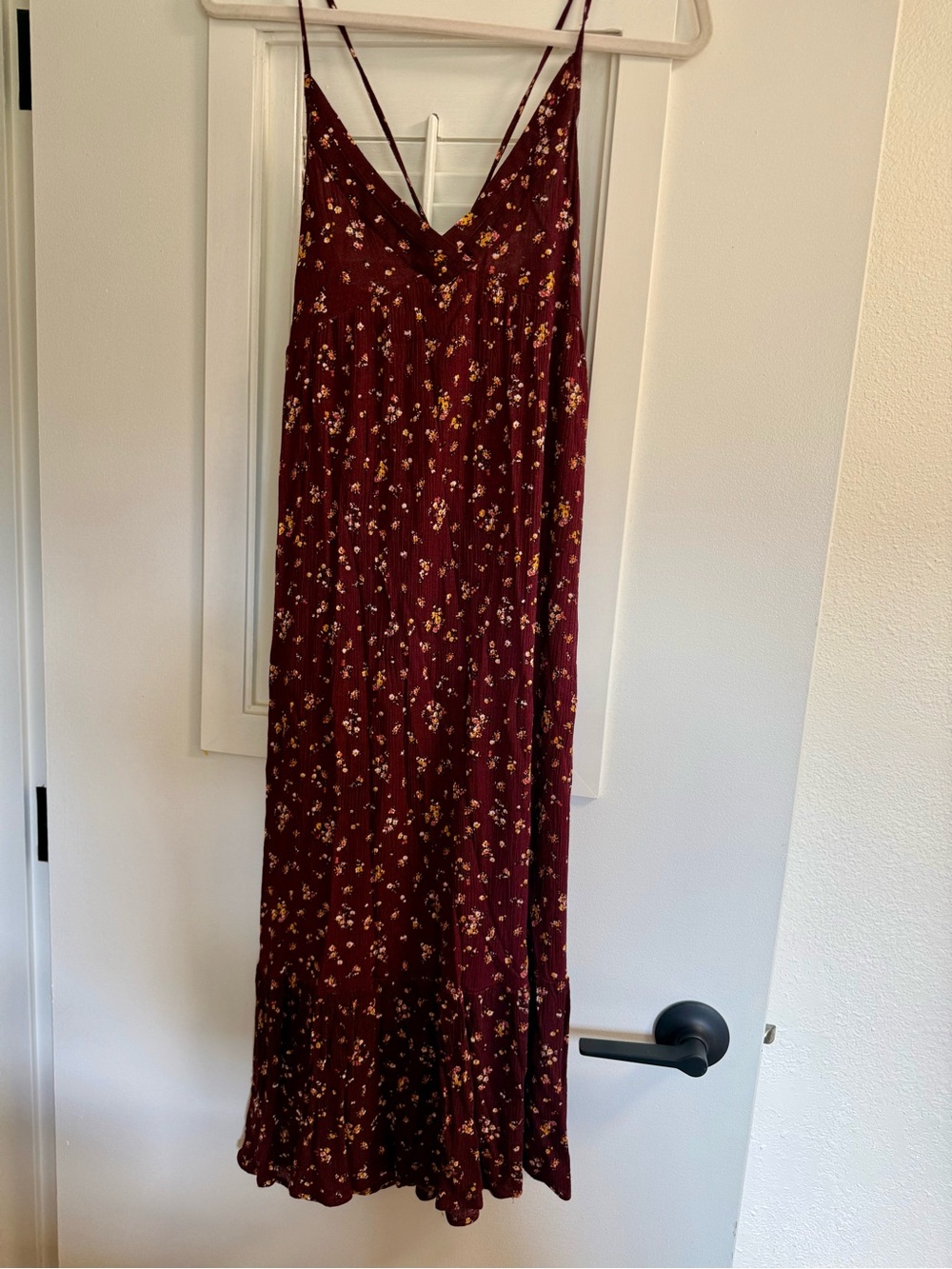 Propaganda Burgundy Floral Maxi Dress